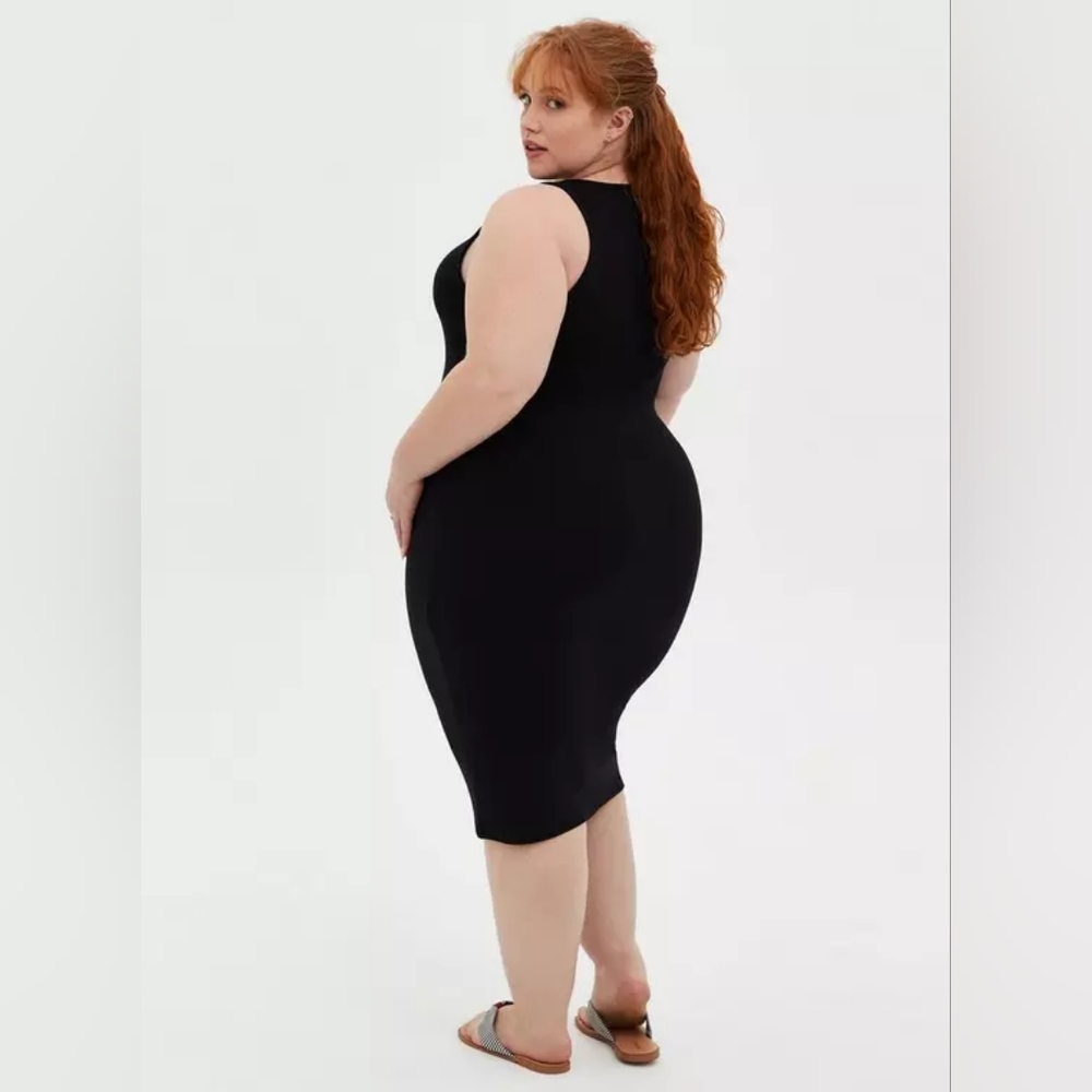 Torrid Black Midi Dress - Picture 3 of 6